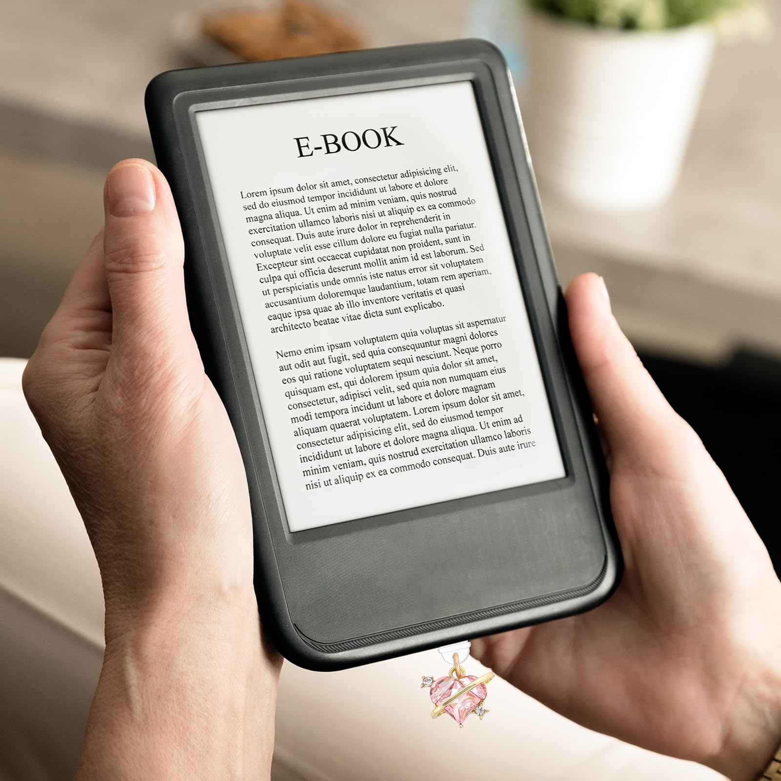 Y2K Zawieszka z zatyczką przeciwpyłową - 6 szt. fantastyczny estetyczny wisiorek kompatybilny z Kindle i telefonem typu C/USB C Port ładowarki