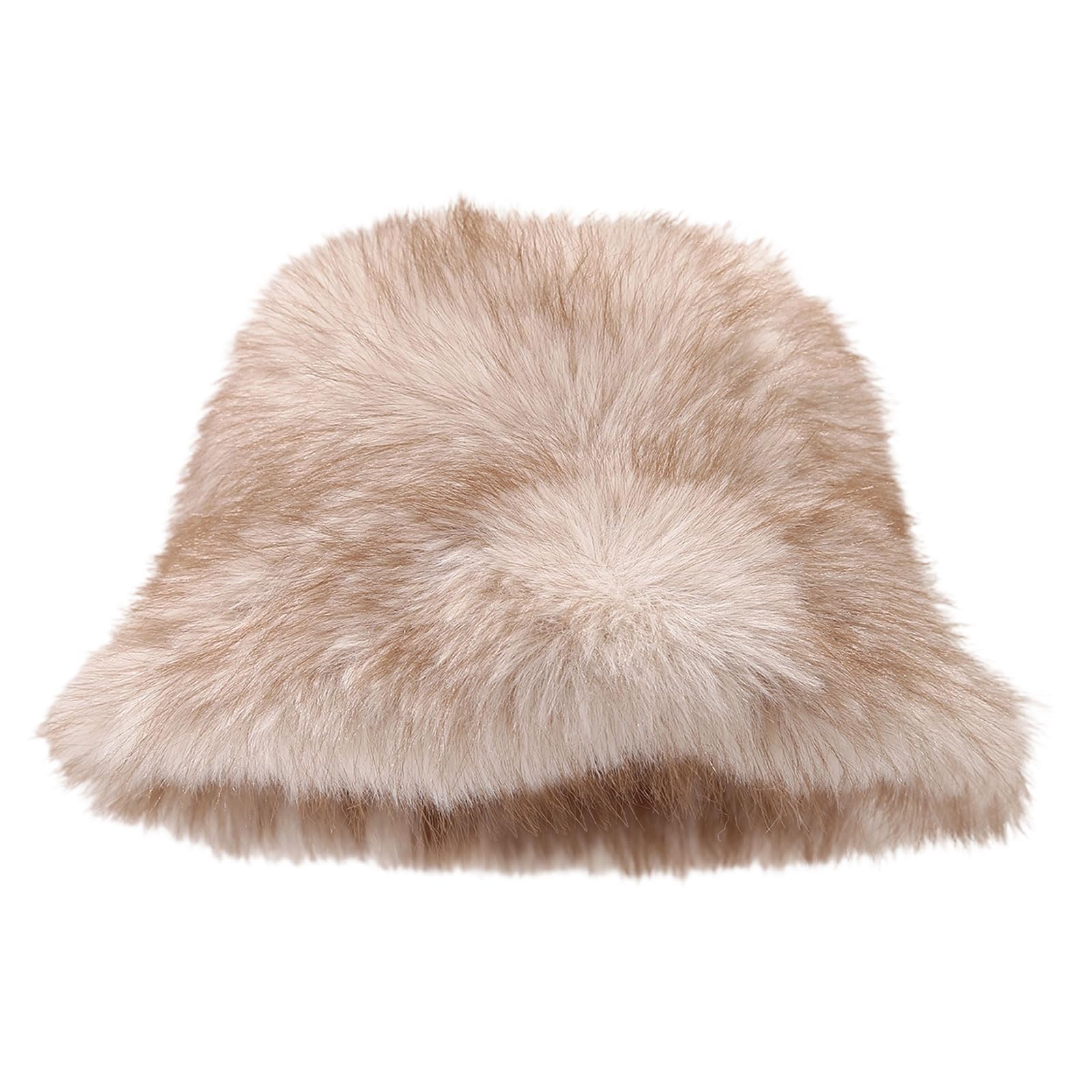 Kalttoy Kids Ushanka Head Wrap Thicken Furry Bear Hat for Climbing Skiing Sports Oversized Headwear Soft Warm Winter Hat for Delicate Skin