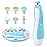 Baby Nail Trimmer File with Light Safe Electric Nail Clippers Kit for Newborn Infant Toddler Kids Toes and Fingernails Care, Polish and Trim Battery Operated (AA)