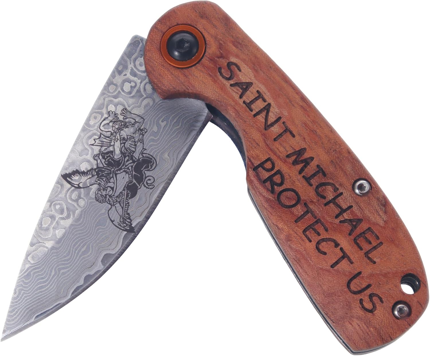 Saint Michael Cool Religious Practical Tool,St Michael the Archangel Outdoor Multi-Tool for Veterans,Pastors