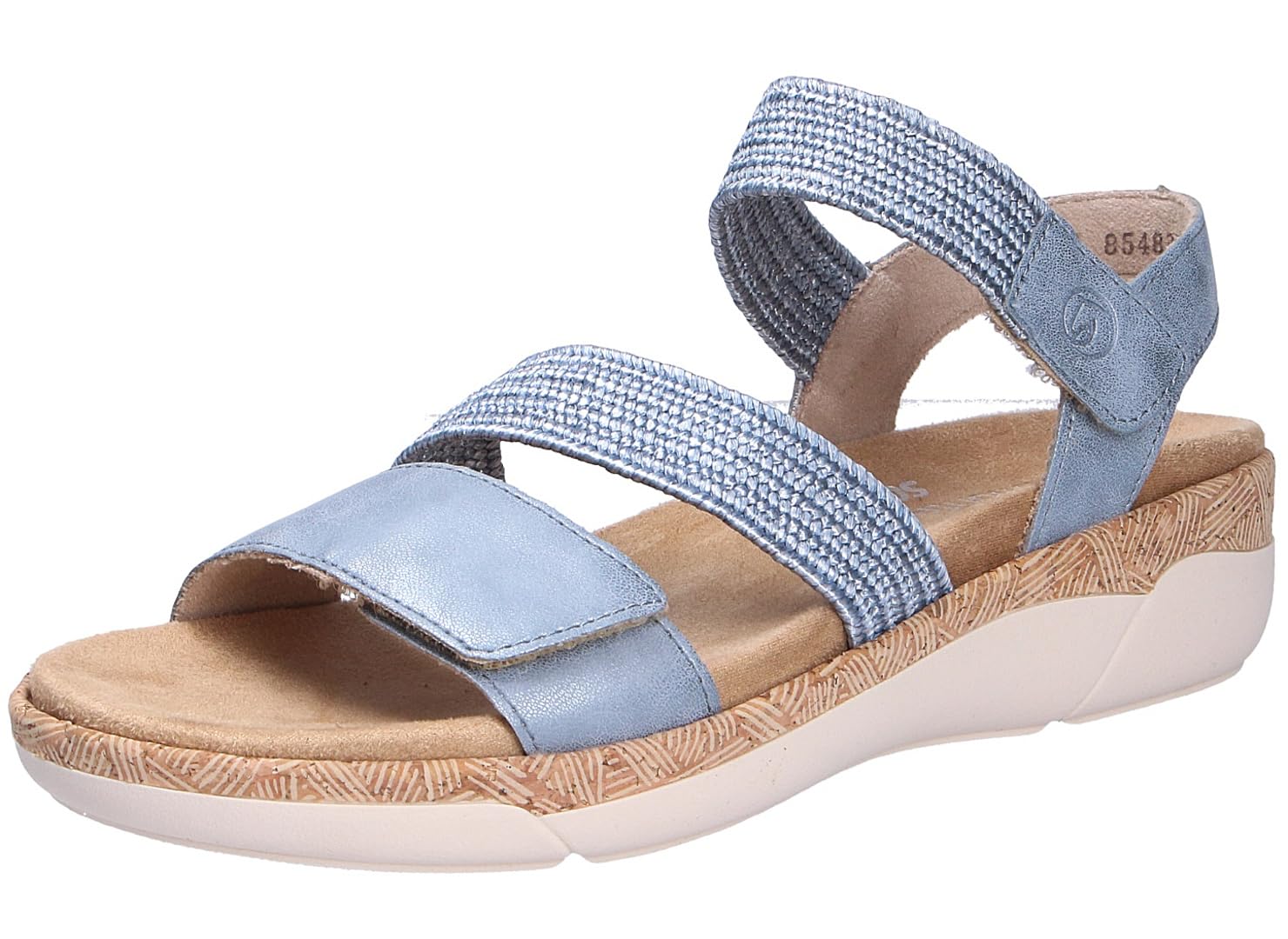 Remonte R6861, Women's Sandal with Bracelet, Blue, 40 EU