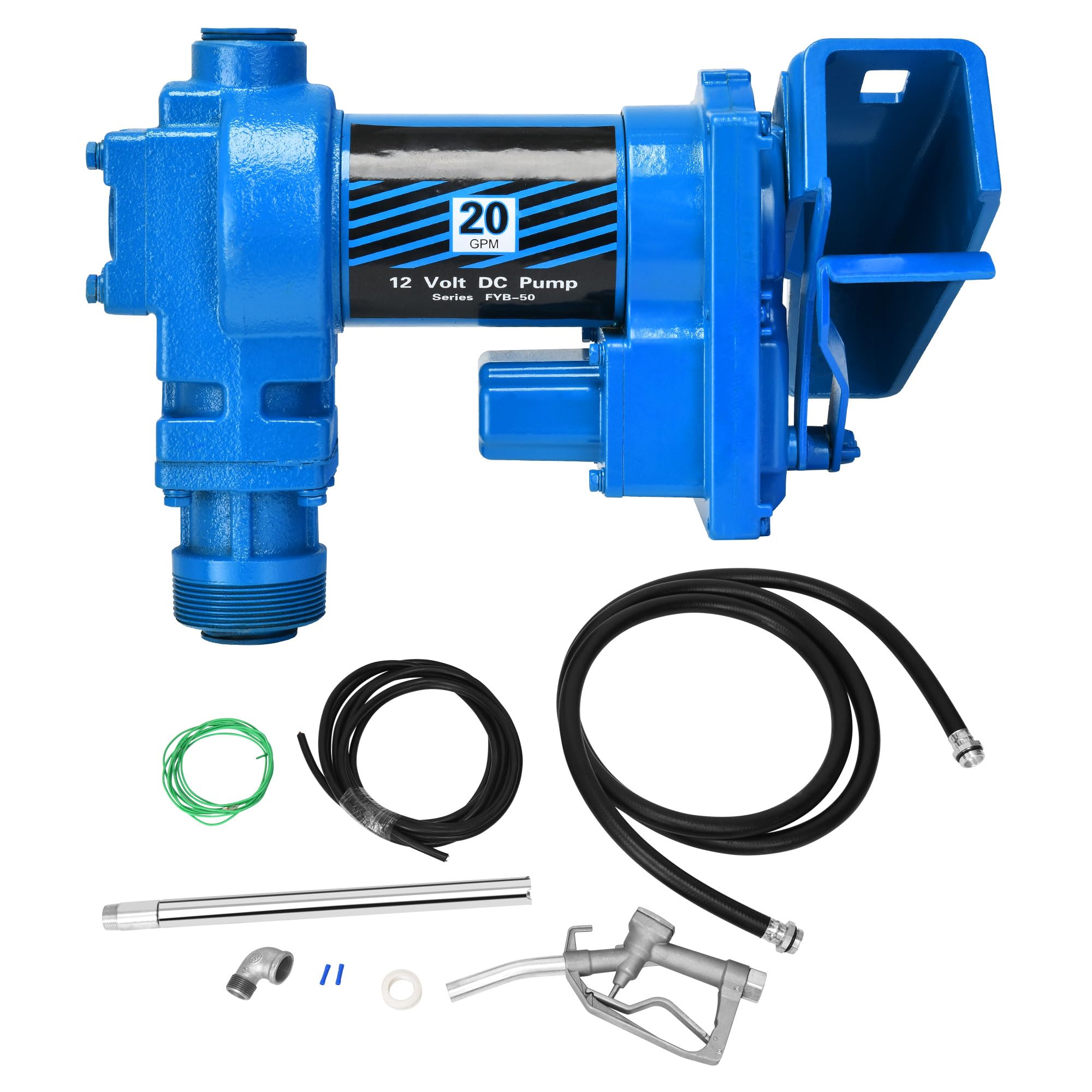 Amazon.com: DWVO 20GPM 12V Fuel Transfer Pump DC Gasoline with