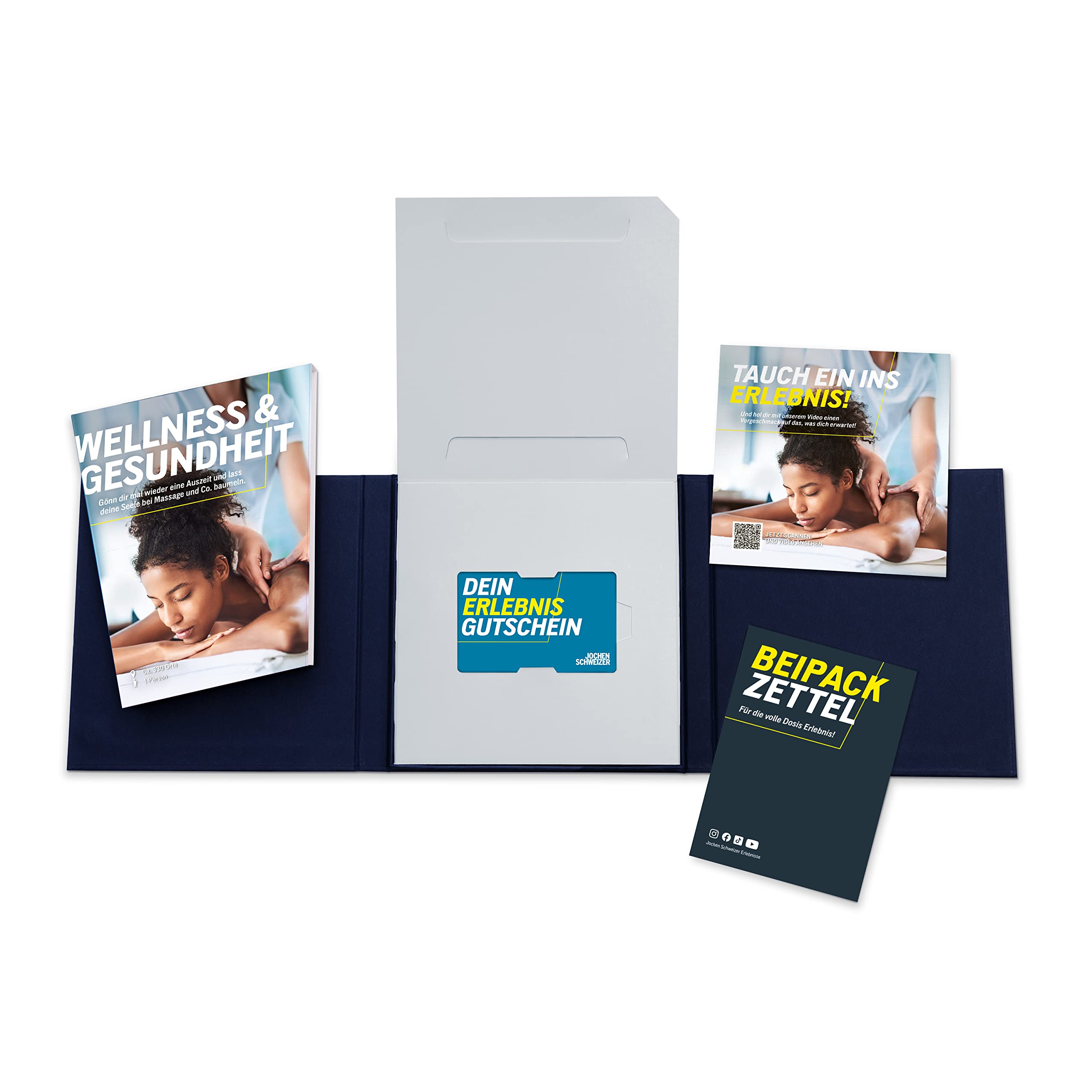 JOCHEN SCHWEIZER Gift Box Wellness Treatments, 161 Locations, Experience Voucher for 1 Person - 2