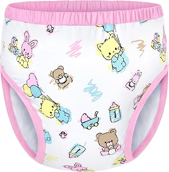 Littleforbig Soft Silky Underwear Comfortable Washable Reusable Waterproof Adult Training Pants - Baby Cuties