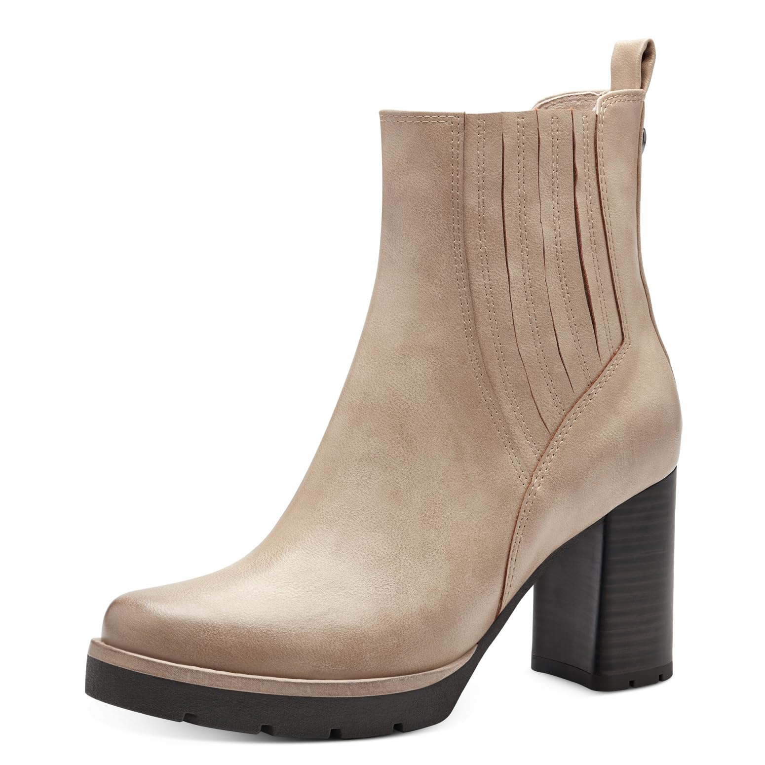 MARCO TOZZI Women's 2-25463-41 Chelsea, Taupe, 7.5