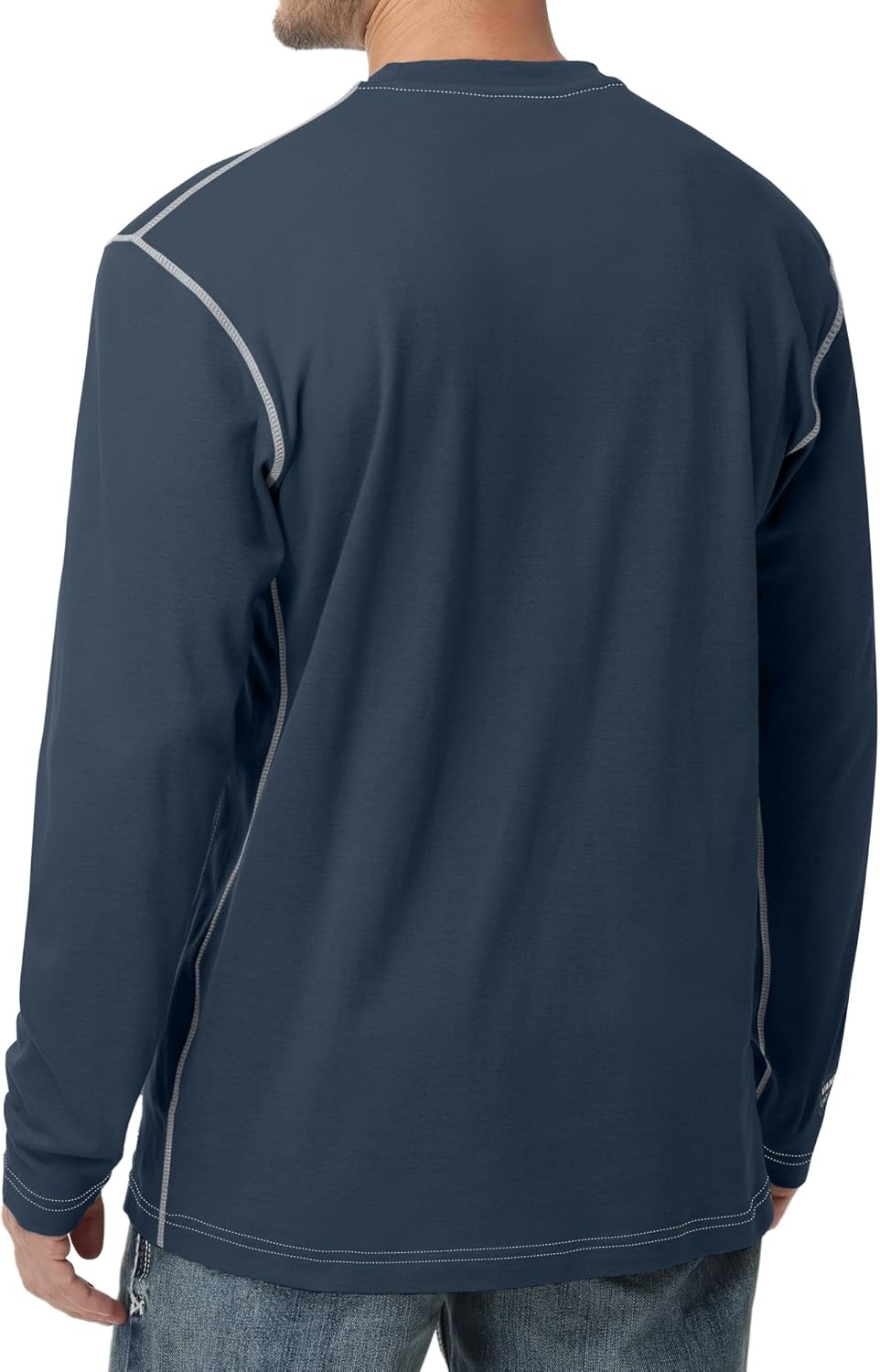 FR Shirts Fire Resistant Shirts Clothing for Men 100% Cotton Pre-Washed 6.5oz Lightweight FR Long Sleeve Shirts - Image 2