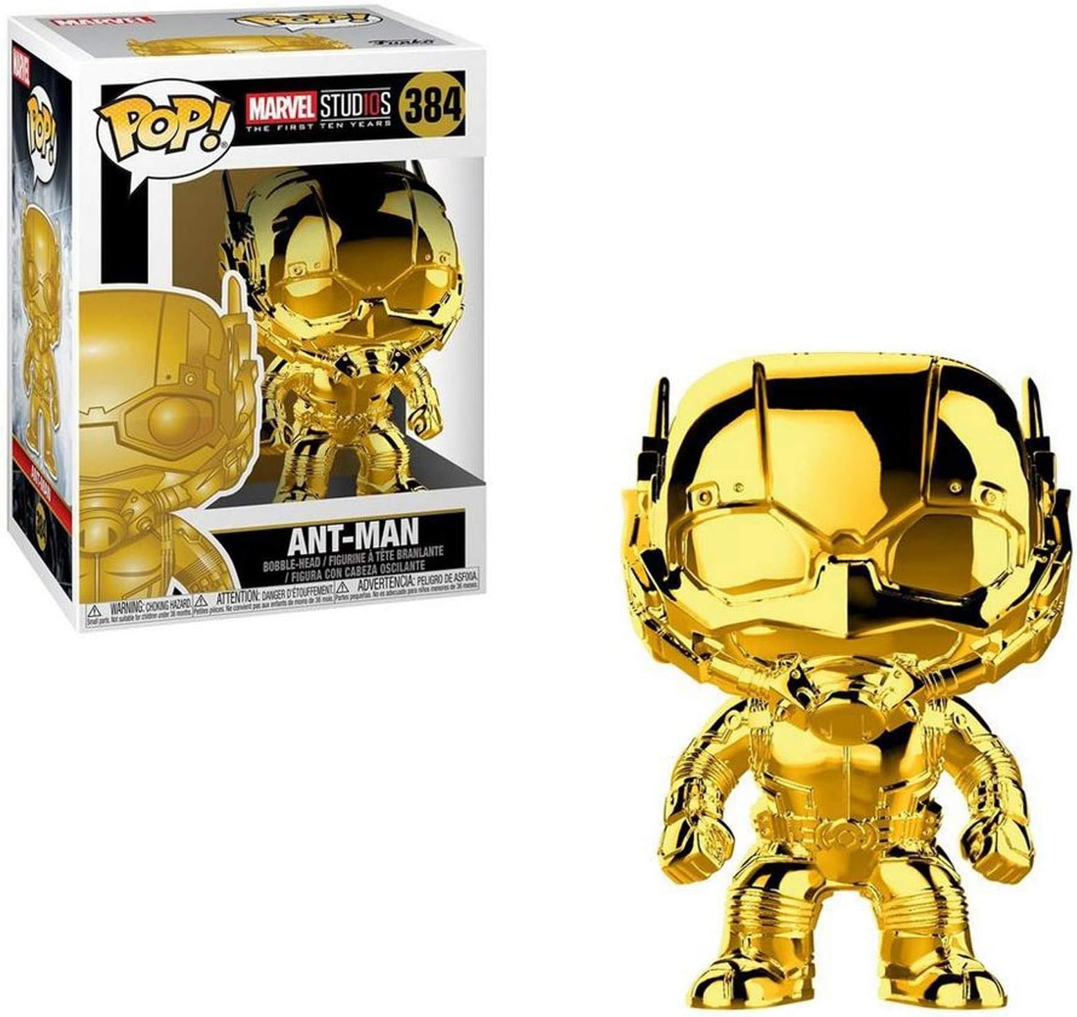 FUNKO POP! MARVEL: Marvel Studio's 10th Anniversary - Ant-Man (Chrome)