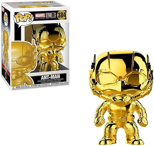 Funko Pop! Marvel: 10 Aniversario del estudio - Ant-Man (Cromo)