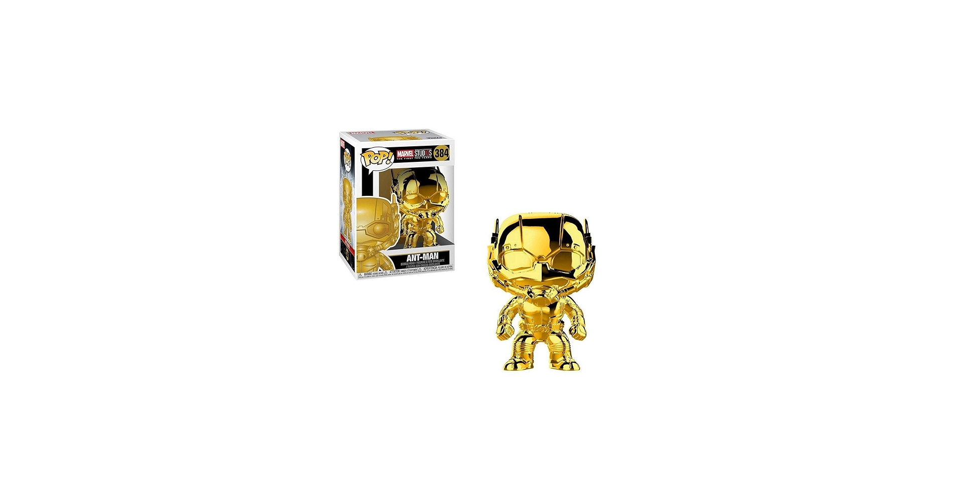 Funko POP! ゴールド ANT-MAN 384 Funko POP! Vinyl: Ant-Man Gold - Marvel First 10 Years #384