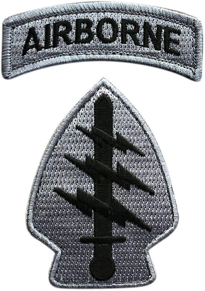 Special Forces Airborne Tab Hook Patch [2pc Bundle -M5,MTA1]