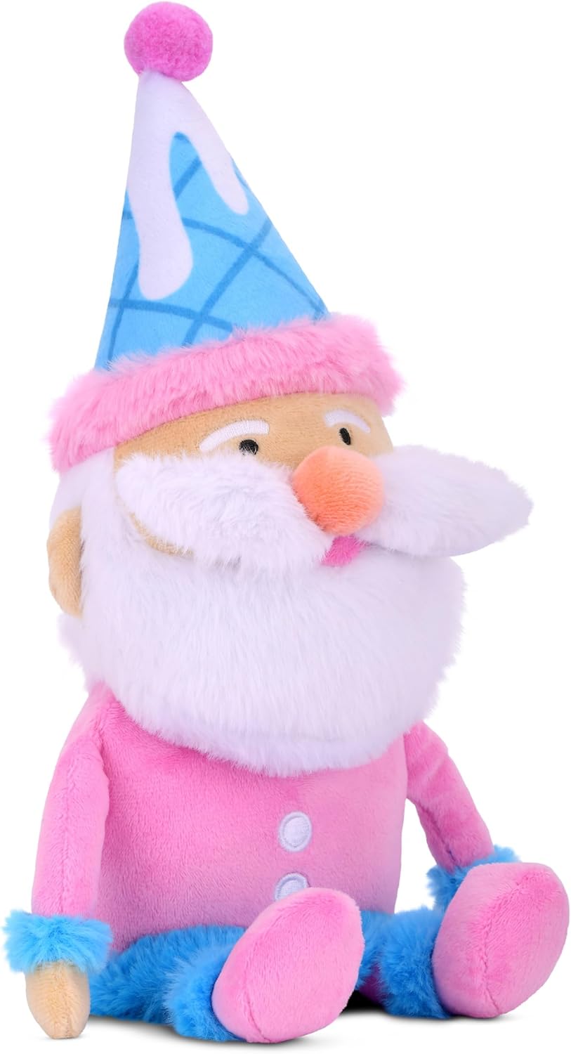 iscream Santa's Favorite 14" x 14" Chenille and Fleece Holiday Accent Pillow