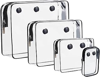 Paquete de 4 bolsas transparentes para bolsa ...