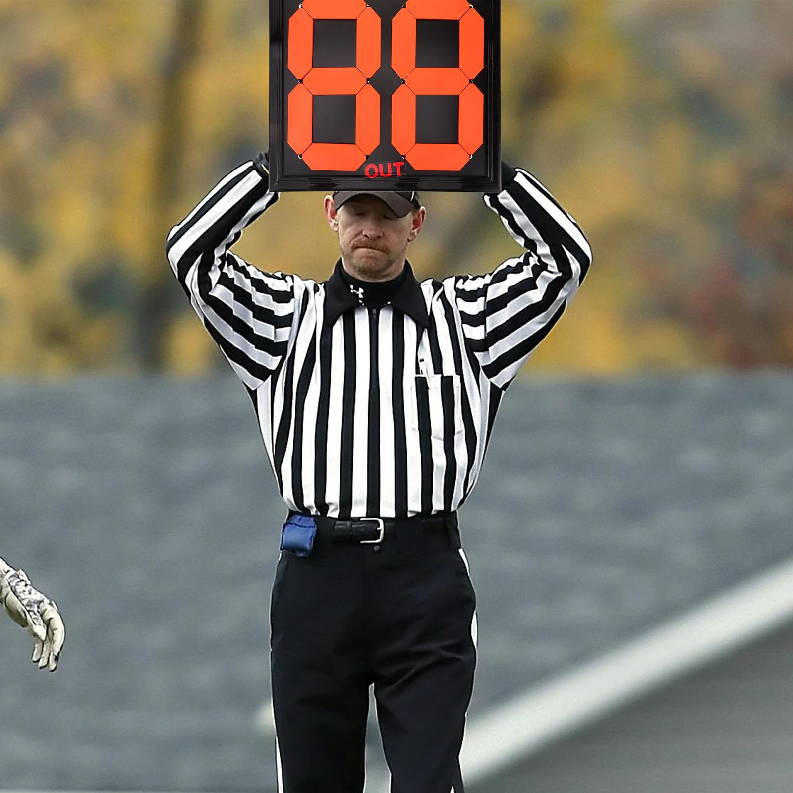 BESPORTBLE Targa Sostitutiva Accessorio Arbitro Strumento Arbitrale Tabellone della Partita di Calcio Attrezzature per Partite di Calcio Tavolo Arbitrale Attrezzatura per Partite di Calcio Pp