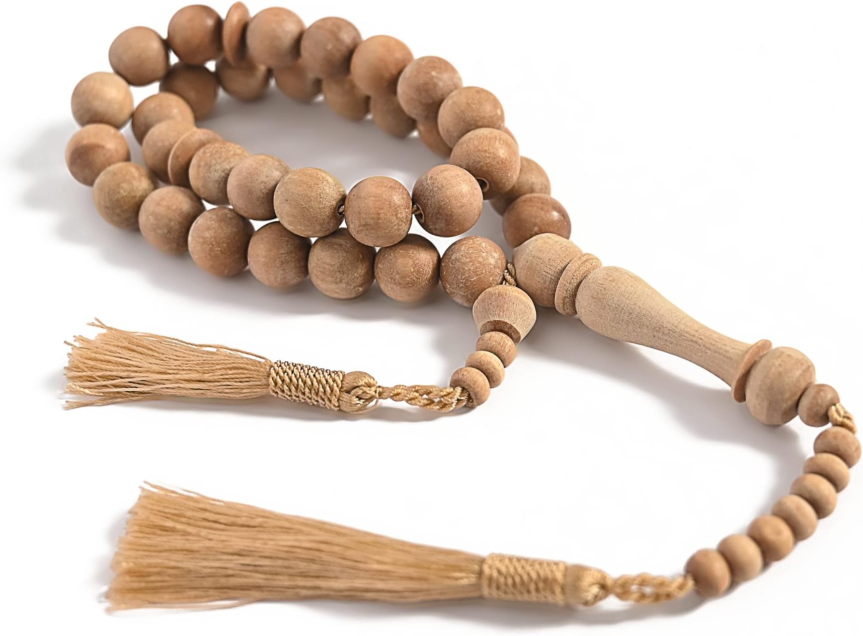 Sandalwood 33 12mm Tasbih Prayer Beads