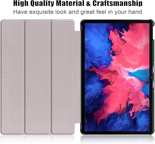 Miniatura 4 de Funda para Lenovo Tab P11 2021, plegable folio ultrafina Smart PU Funda de cuero para Lenovo Tab P11 TB-J606F lanzado 2021 Graffiti