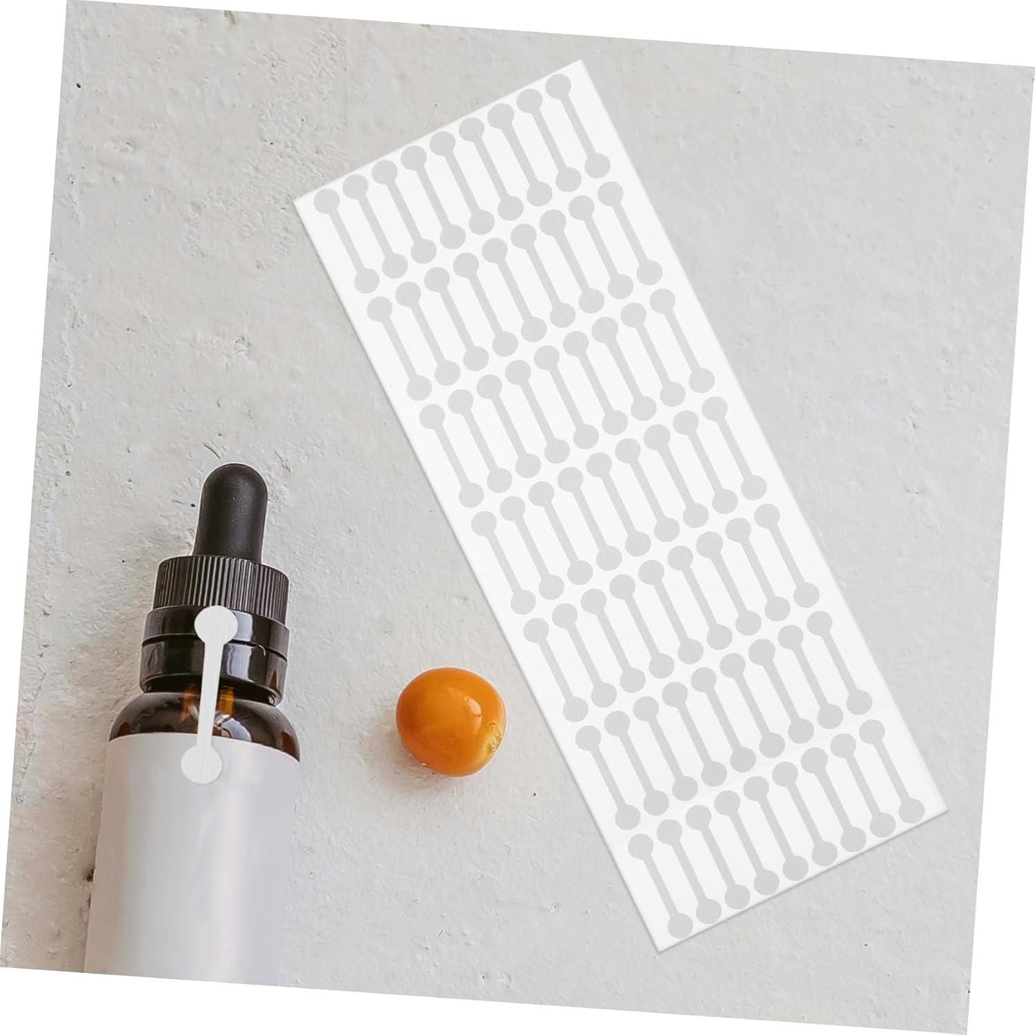 500Pcs Tamper Self Adhesive Sealing Stickers for Cosmetics Bottles Privacy Labels Sleek Finish for Packaging and Protection