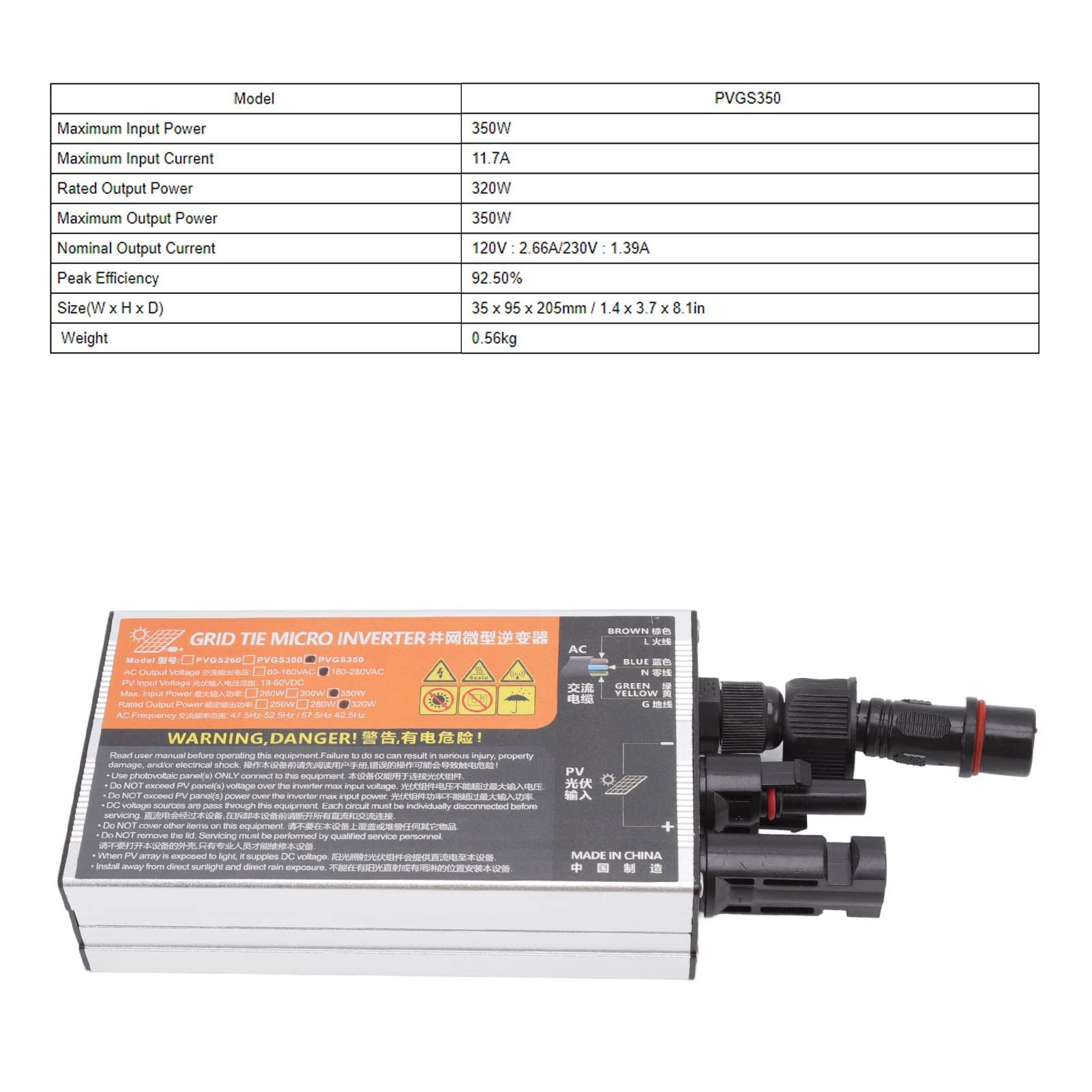 IP55 Micro-omvormer voor Zonne-energie, Micro-omvormer, 18