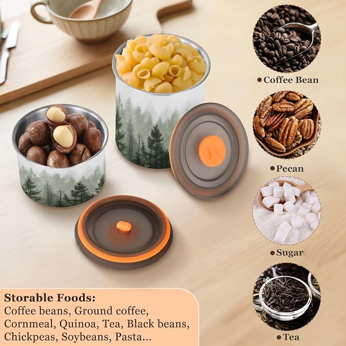 Contenedor de café hermético de acero inoxidable 30 oz miniatura 6