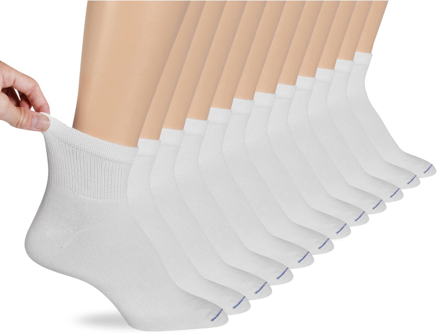 Dr. Scholl's Diabetes & Circulator Socks - 4, 6, & 12 Pair Packs - Non-binding Moisture Management