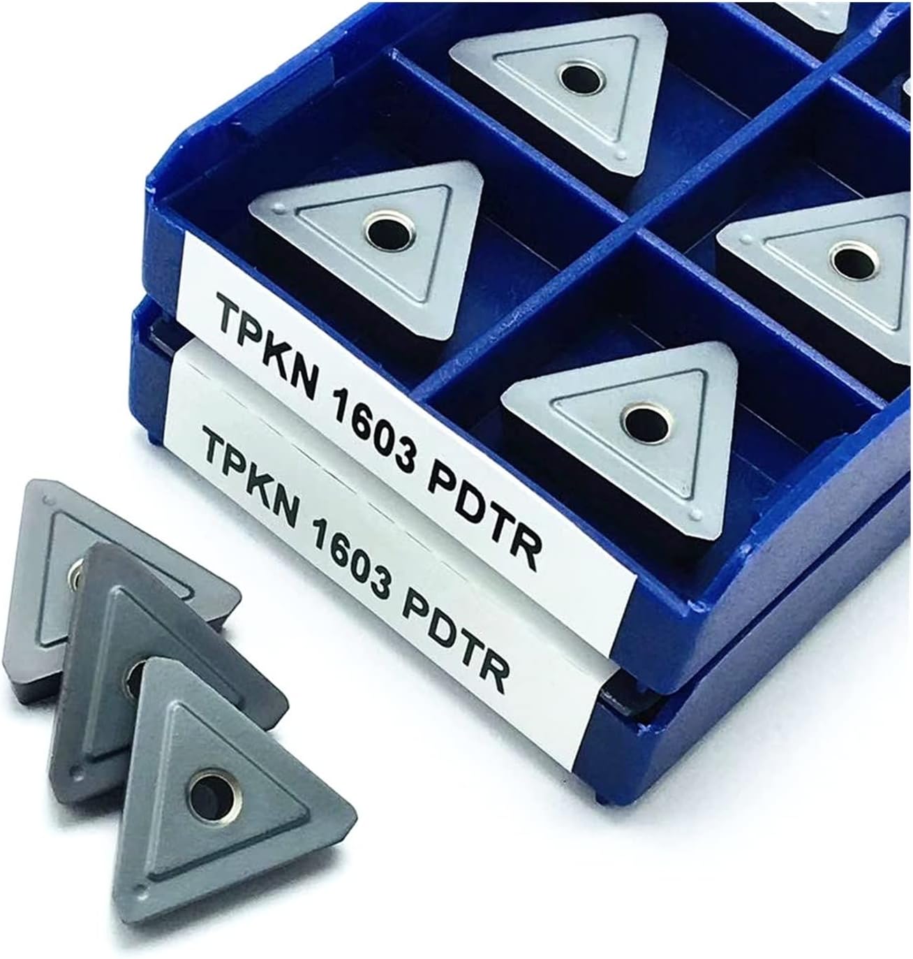 Carbide Tool TPKR1603 PDTR LT30 TPKN1603 PDTR LT30 Carbide Insert TPKR 1603 Lathe Tool CNC Turning Insert TPKN 1603 Tool (Angle : TPKR1603 LT30, Shank Diameter : 10PCS(1BOX))