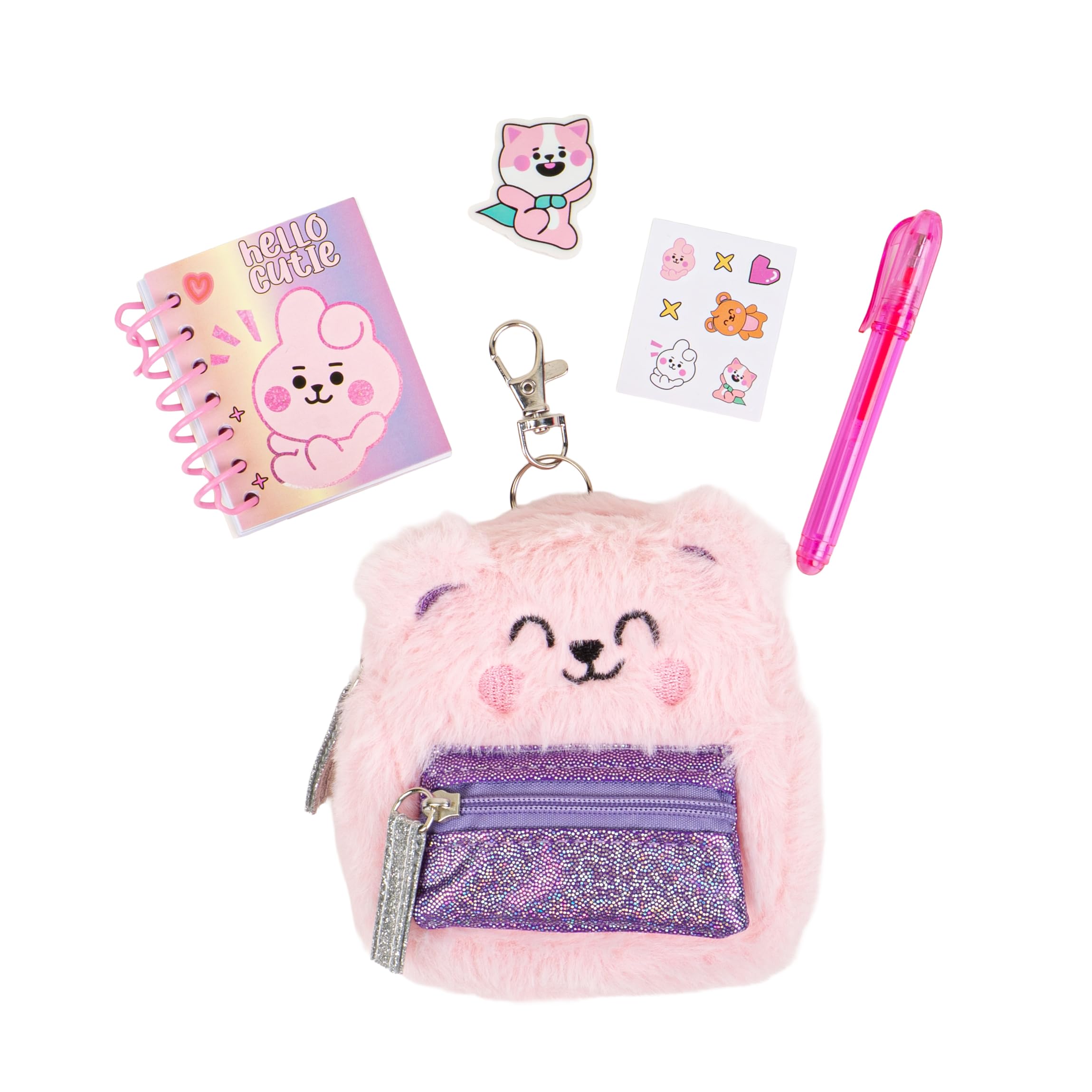 Amazon.com: VOTUM Pink Bear Keychain Charm for Backpacks, Purses
