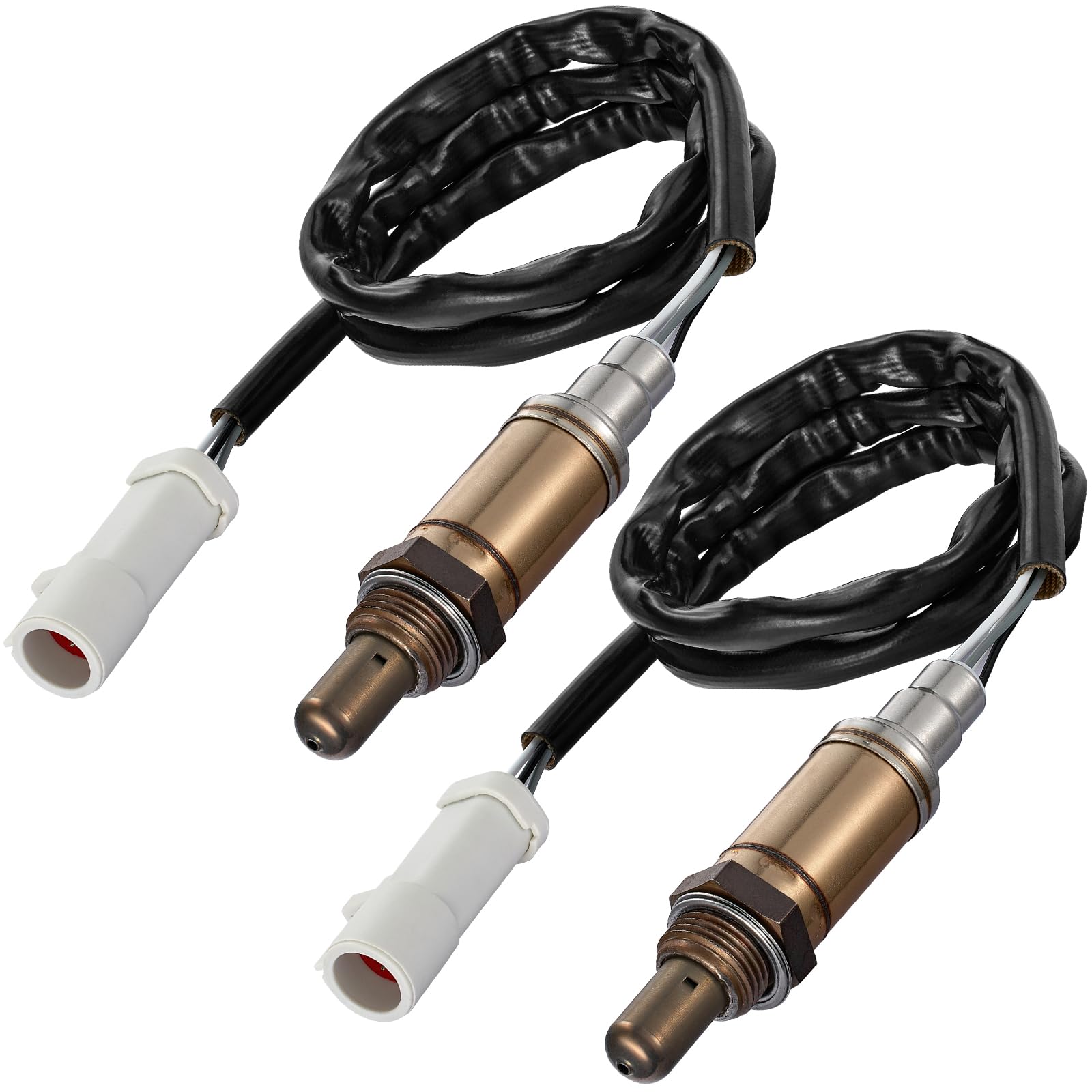 BDFHYK Oxygen Sensor Upstream Downstream O2, Compatible with Ford F150 F250 Jaguar Lincoln Mazda Mercury, 15717 15716 15664 ZZC318861 Replacement 2Pcs