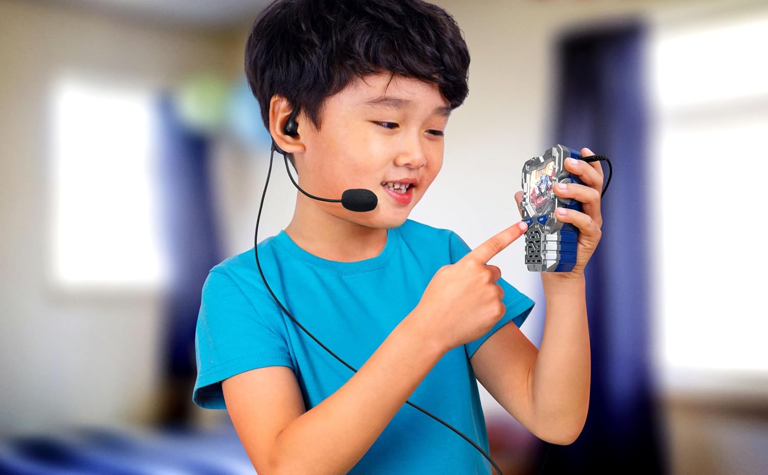 eKids Transformers Toy Voice Changer for Kids with Sound Effects, Designed for Fans of Transformers Toys, Great Gifts for Kids