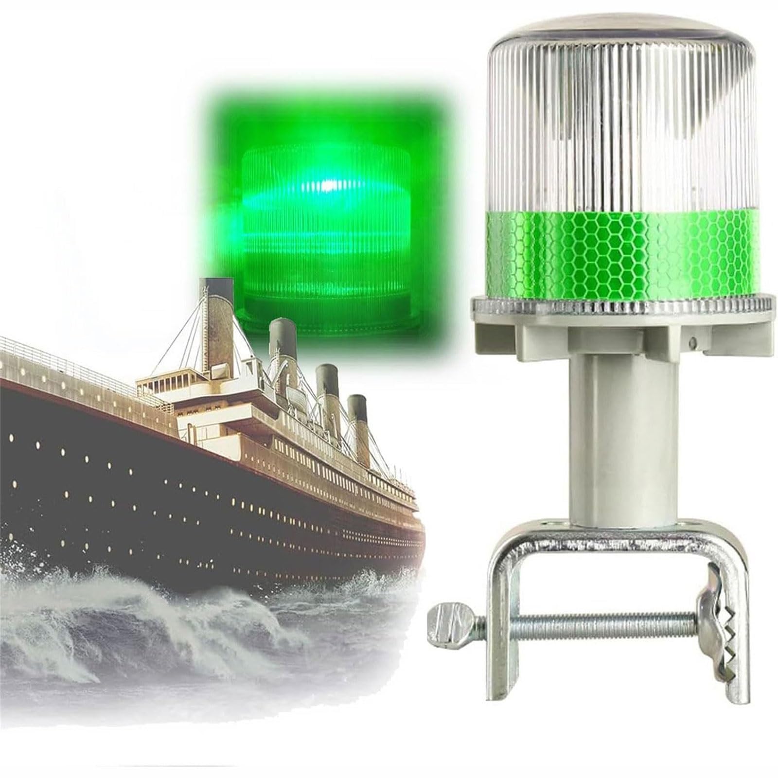 Feux de navigation solaires pour bateau avec signalisation LED IP65