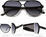 SOJOS Lunettes de soleil classiques pour femmes hommes, Aviateurs rétro tendance SJ2201