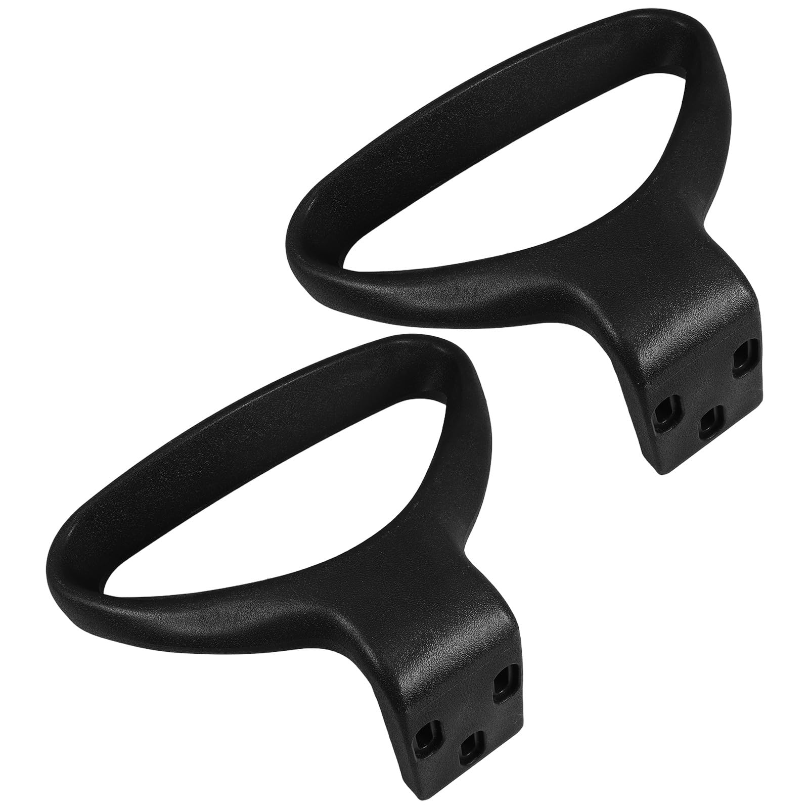 Braccioli per Sedie da Ufficio in Plastica Resistente Set 2 Pezzi Ricambio per Sedie da Scrivania e Poltrone Girevoli Supporto Largo Uso Professionale