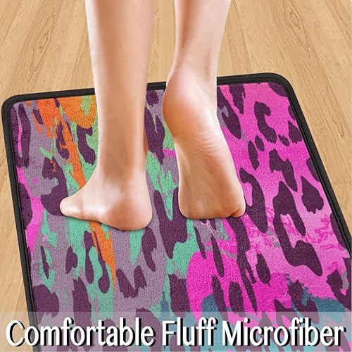 Vista 13 de GUYOS Bright Night Sky Galaxy - Tapete de cocina acolchado antifatiga, juego de 2 piezas, duradero, resistente a las manchas, parte inferior multi