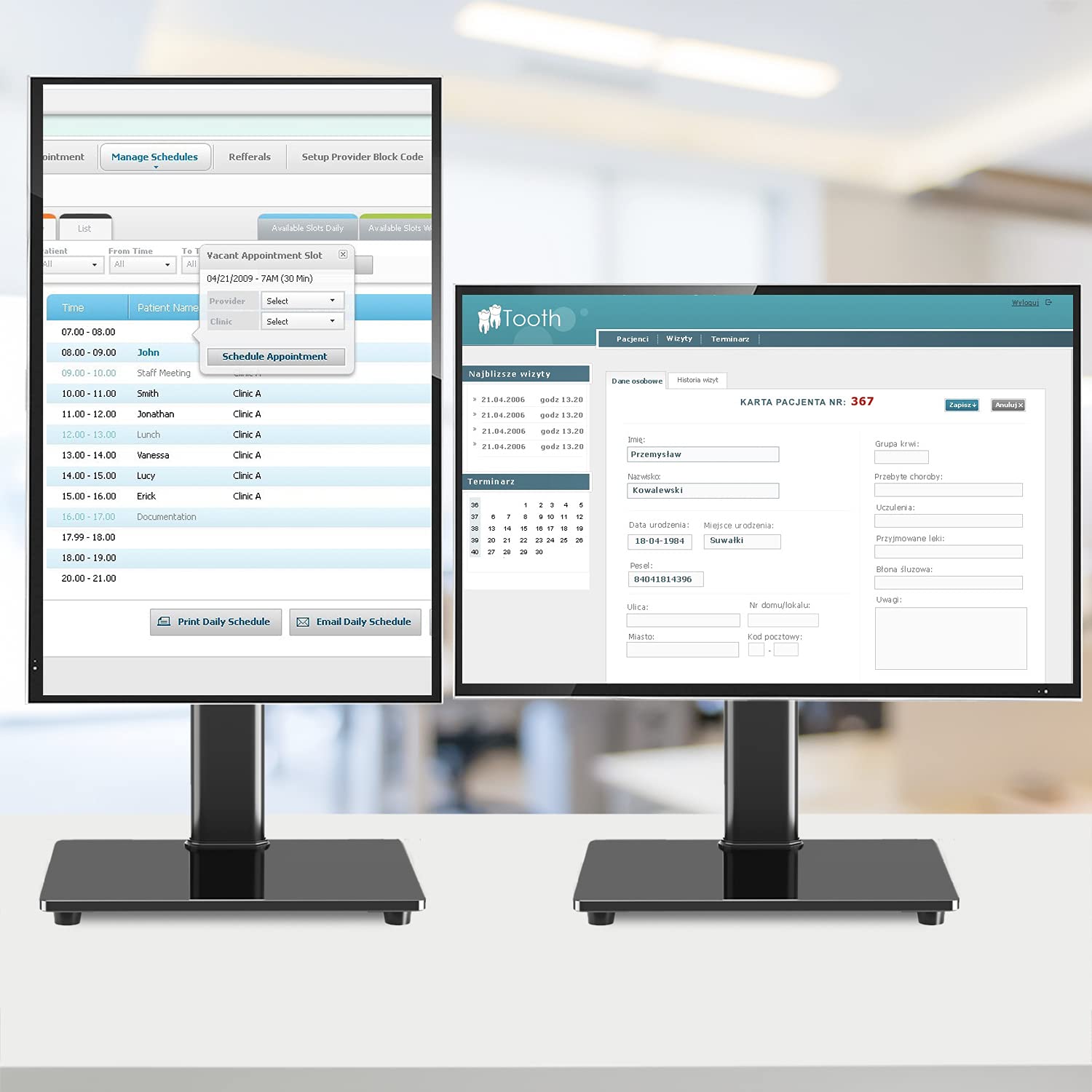 Buy TAVR Single Monitor Stand VESA Mount for 13-32 Inch Screens, Free ...