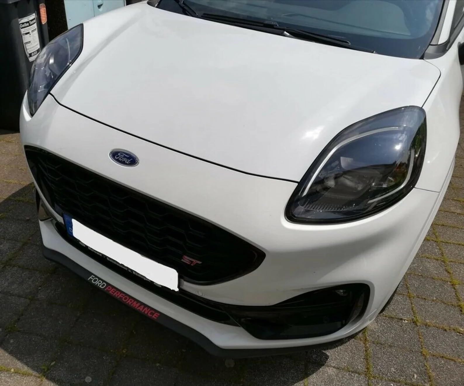 Puma ST Frontspoiler Inlays 3D – passgenaues Set für Ford Puma ST (ab 2020) – Doming Optik – hochwertig, wetterfest & UV-beständig (Ford weiß, Performance rot)