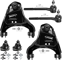 Vista 326 de Detroit Axle - Kit de suspensión delantera RWD para Chrysler 300 Dodge Challenger Charger Magnum, brazos de control superior con barras