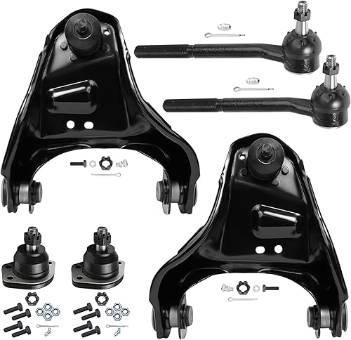 Miniatura 330 de Detroit Axle - Kit de brazos de control AWD para cargador Chrysler 300 Dodge Challenger Magnum, 2 brazos de control superiores delanteros con rótula