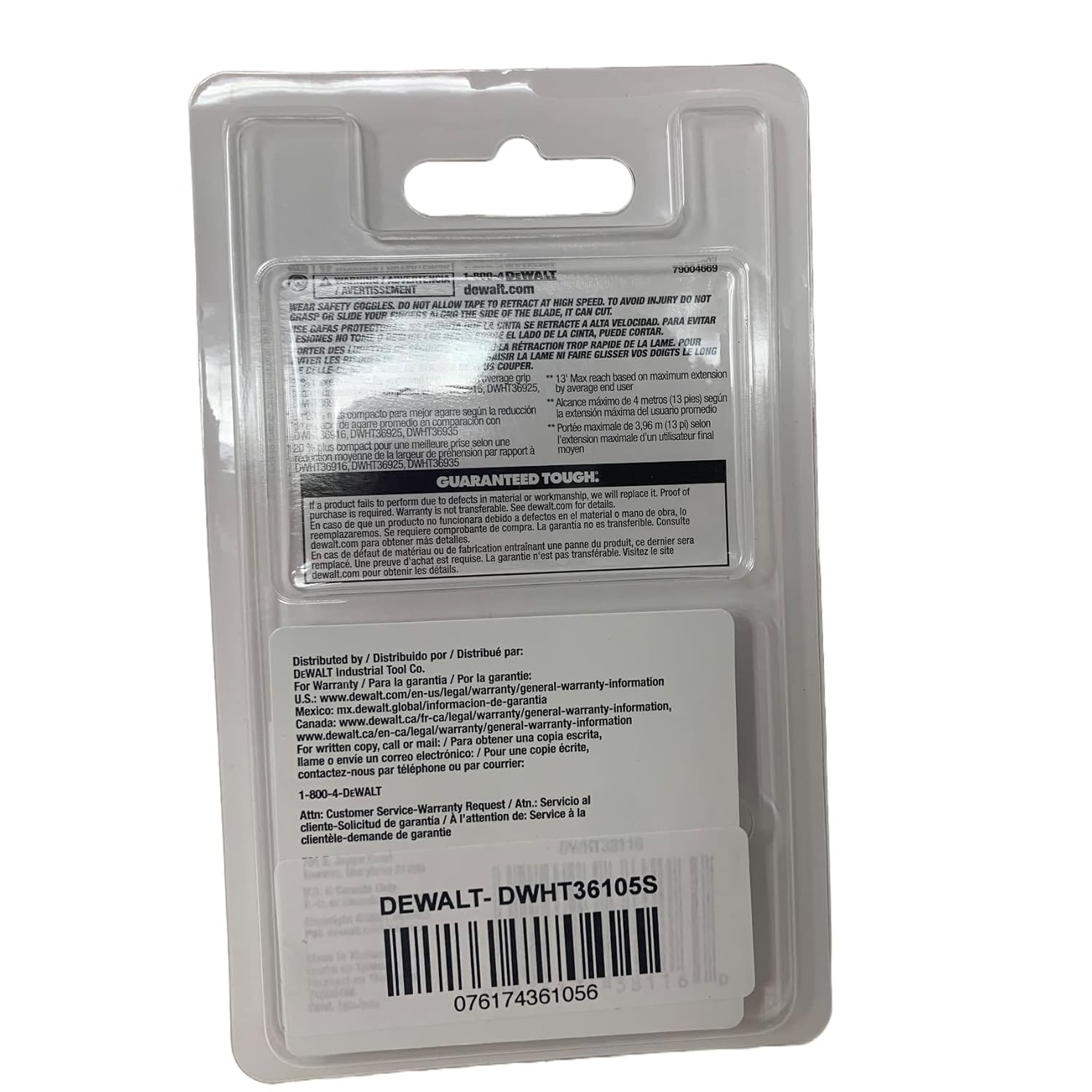 DEWALT DWHT36105 Tape Measure