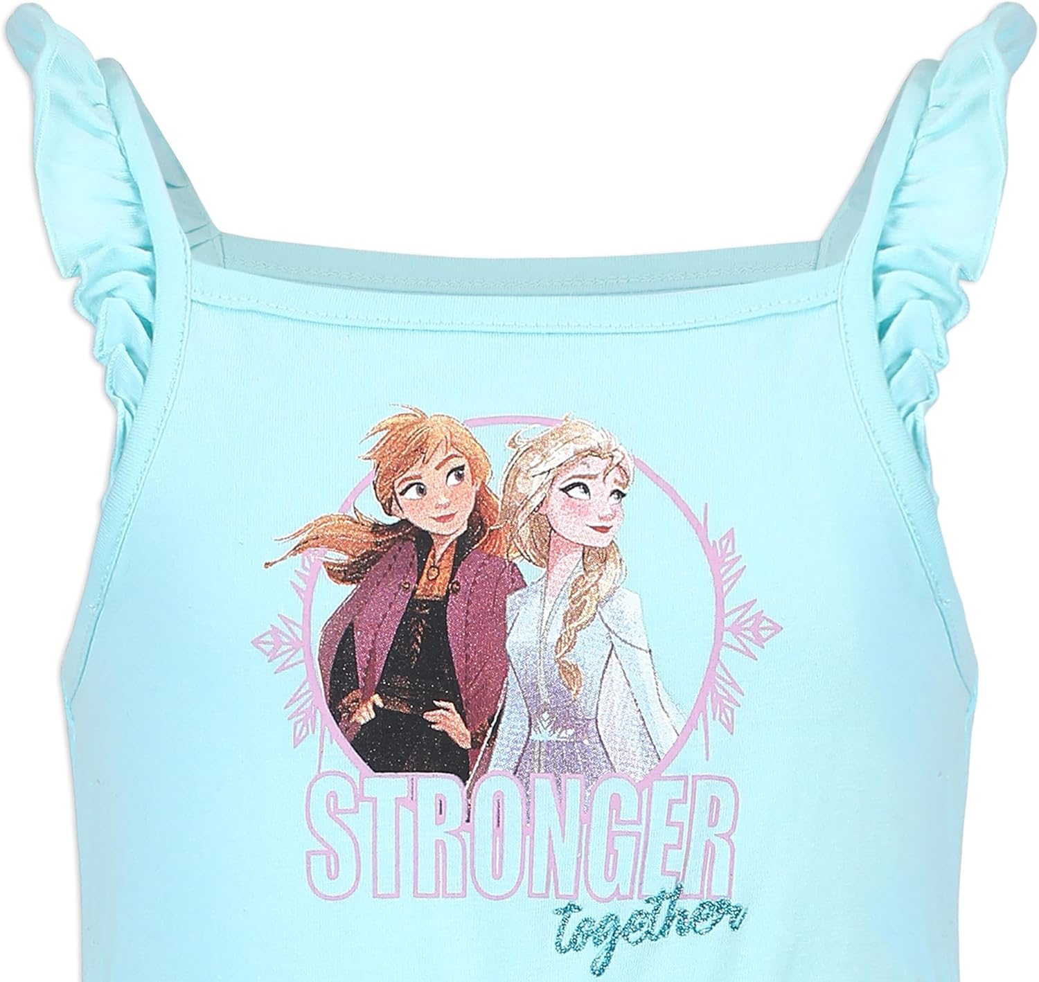 Disney Frozen Elsa and Anna Girls Sleeveless Tutu Dress for Toddlers, Little, and Big Kids - Image 3
