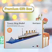 Vista 23 de Bloques de construcción Conjunto de portaaviones Modelo Micro Mini Bloques 1300 Piezas Ladrillos de Construcción