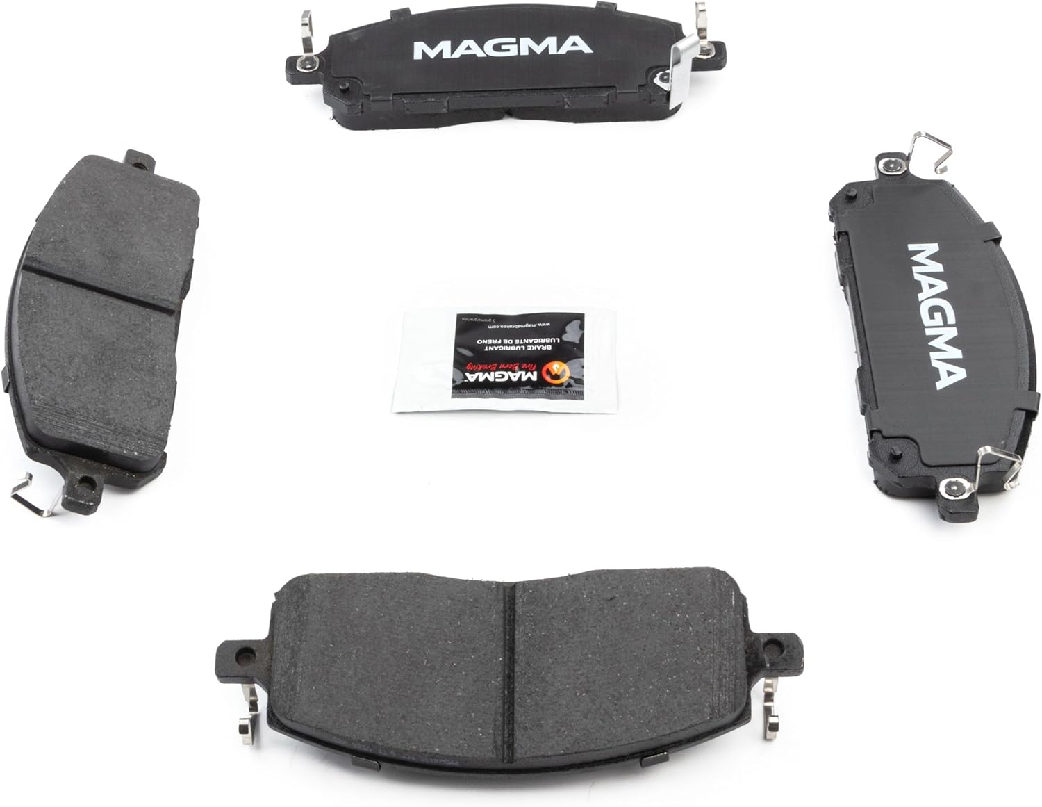 MAGMA Premium PMD2413C Ceramic Brake Pads,Front