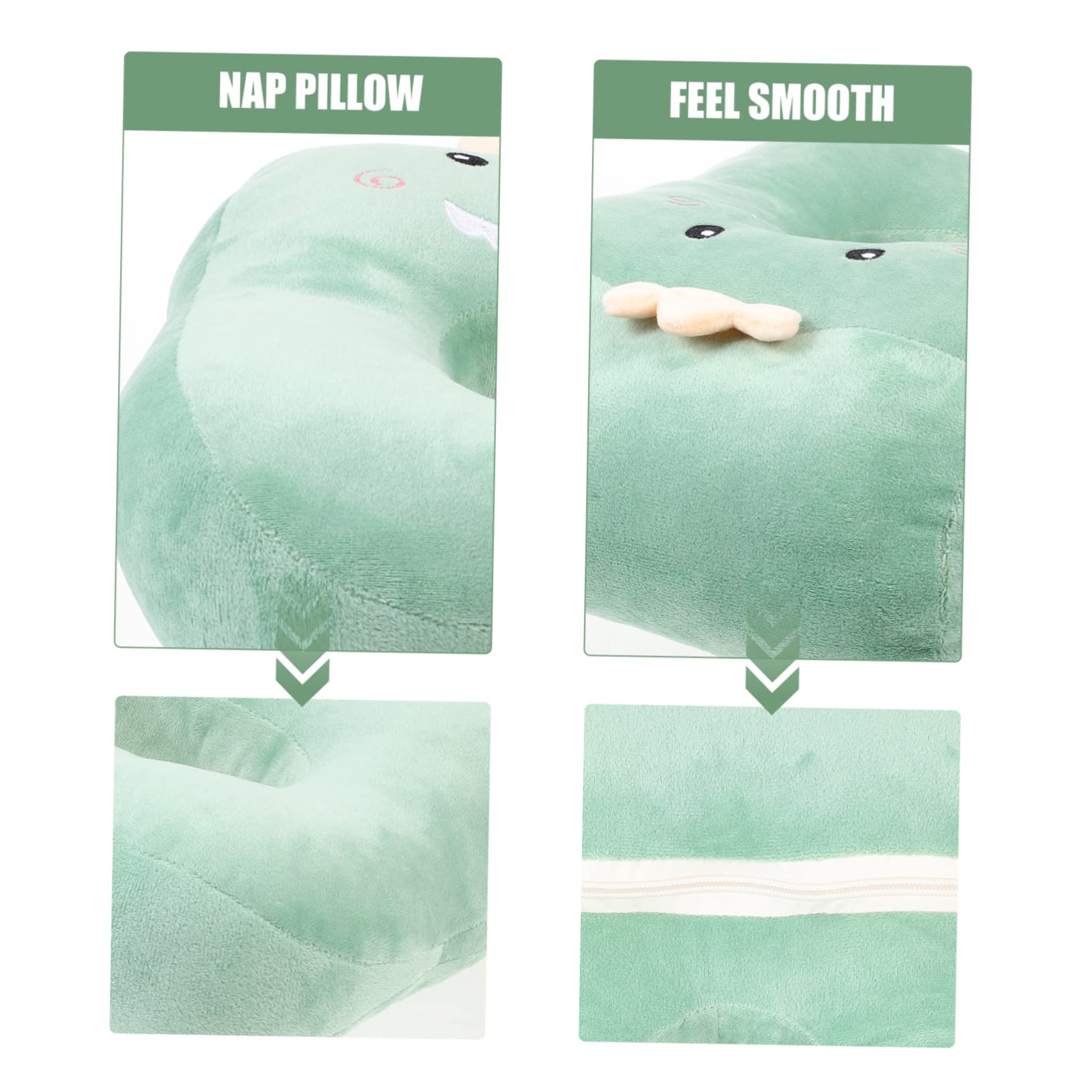 LALAFINA Ergonomic Pillow Arm Hole for Sleep Comfortable Ear Pillow for Nap Wear-Resistant Nap Cushion for Desktop Sleep Supply