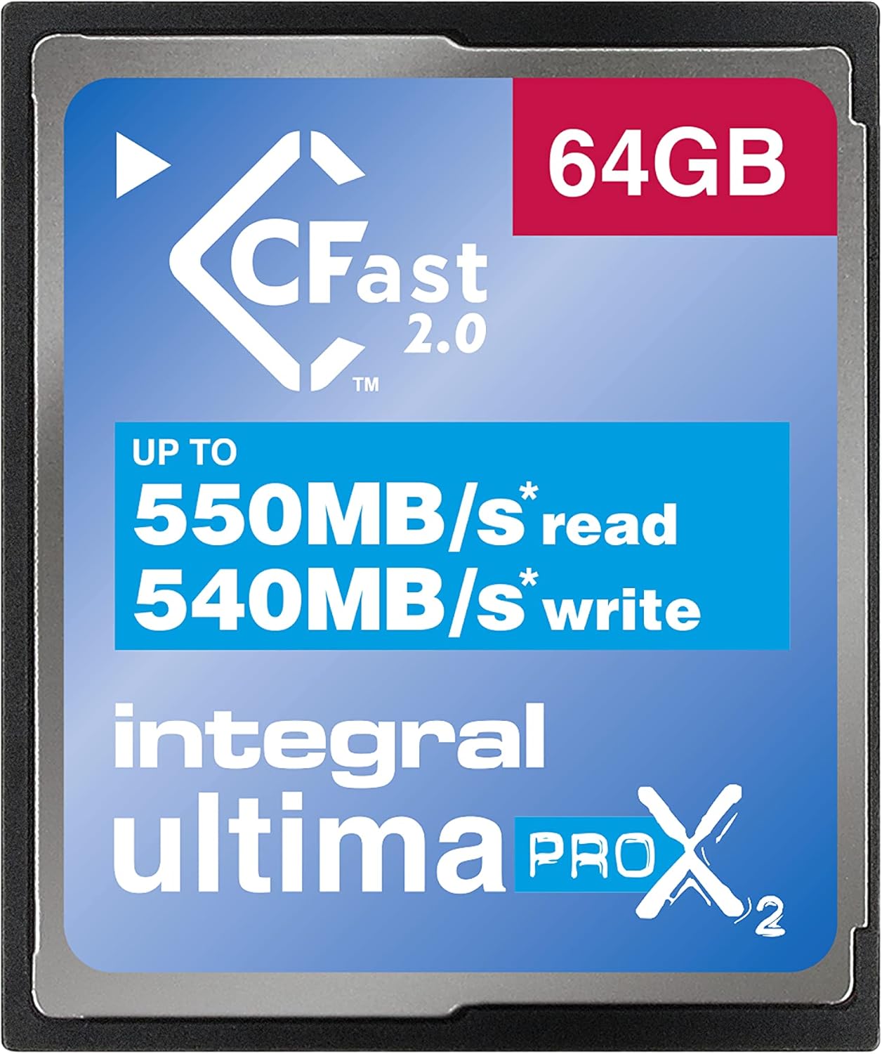 Integral 64GB Ultimapro X2 CFast 2.0 3666x Memory Card