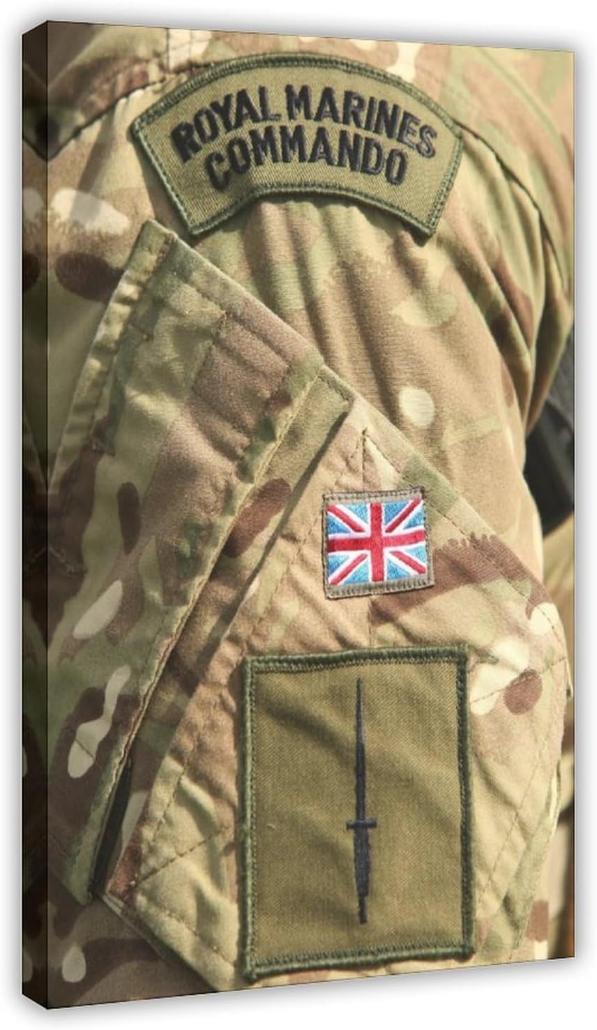 Commando Badge And Dagger Poster Canvas Poster Wall Art Print Picture Paintings 24x36inch(60x90cm)