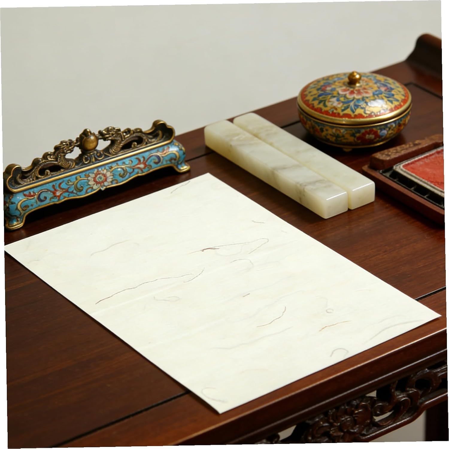 Uonlytech 40sheet Unique Writing Brush Rice Paper of Chinese Calligraphy Paper for Asian Writing Parchment and Sumi Drawing Practice