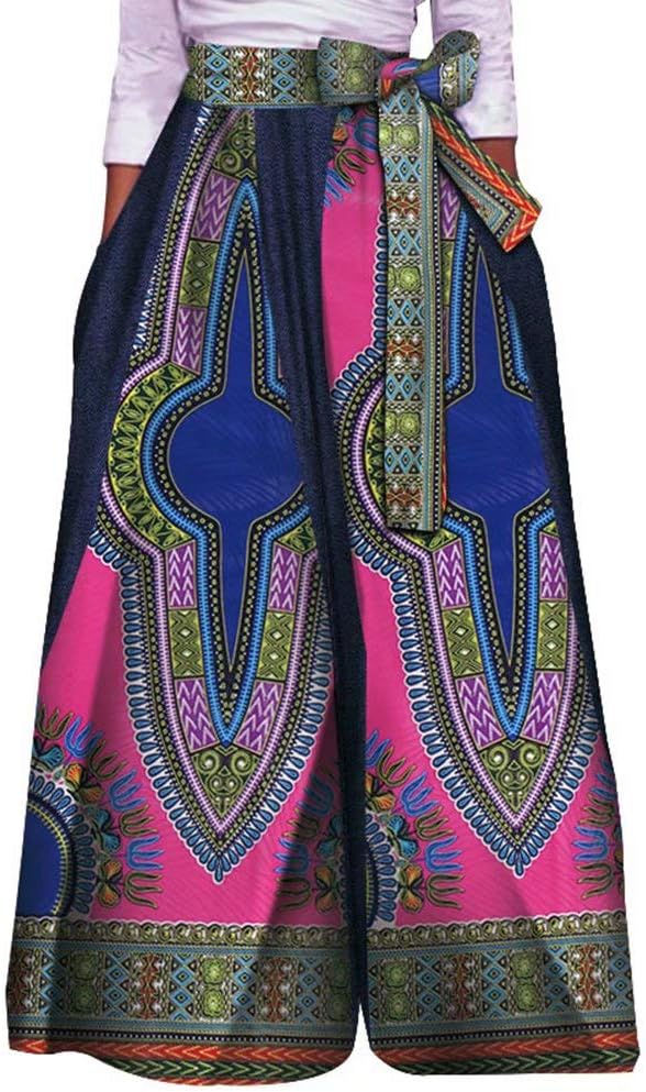 XIAOHUAGUA Women's African Dashiki Print Wide Leg Togo Ubuy