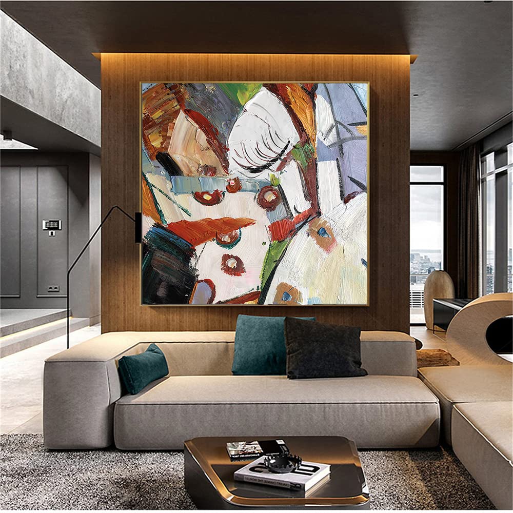 Amazon.com: Original Abstract Colorful Wall Art,Color Block