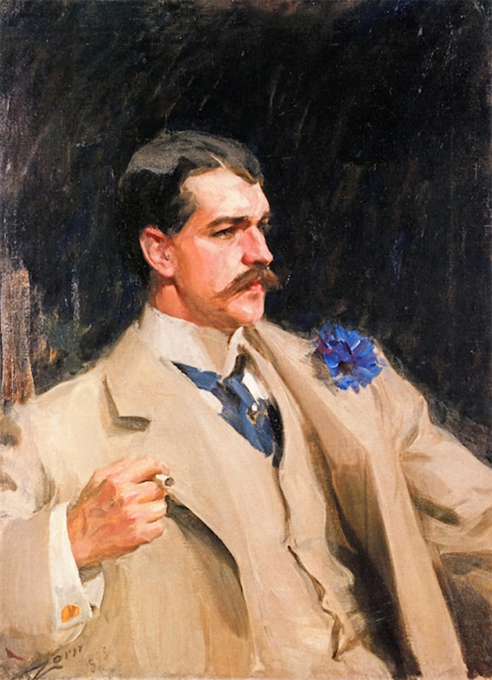 POSTERIIk Vintage Classic Picture Landscape Artwork William Butler Ogden Anders Zorn Portrait Canvas Painting for Office Home Decor 60x90cm