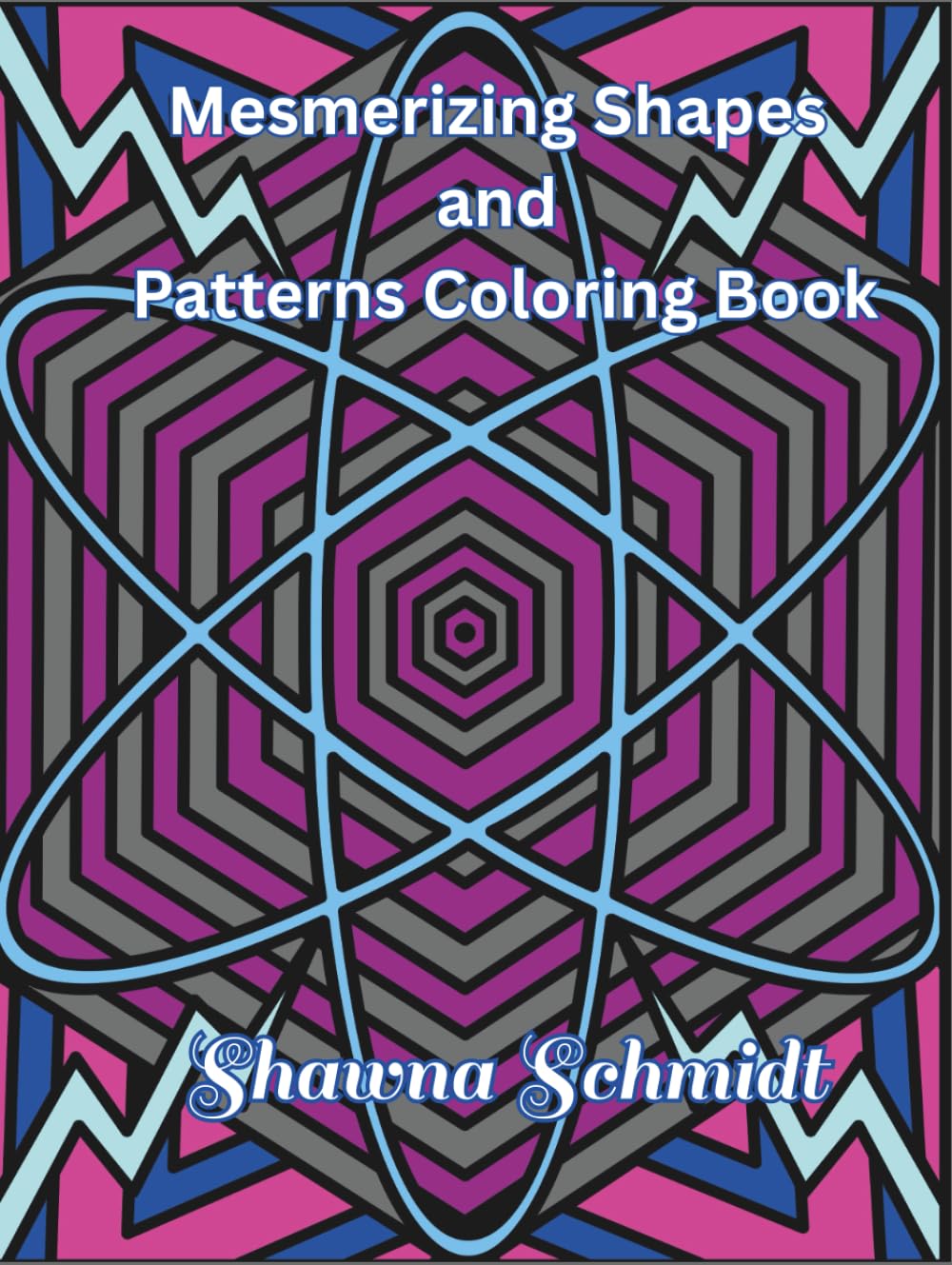 Mesmerizing Shapes and Patterns Coloring Book