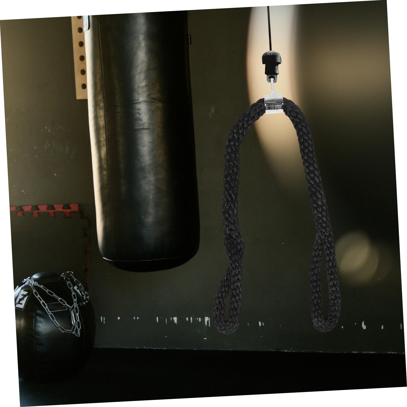 TOYANDONA Cuerda para Tríceps Cuerda Trenzada Cuerda Dinámica para Tríceps Agarres De Mano para Gimnasio Cuerda De Entrenamiento De Fuerza De Poleas Manijas Accesorio De