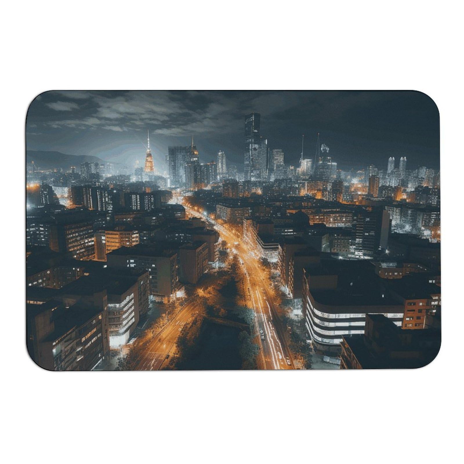 Tapis de bain en pierre pour une ambiance nocturne et sereine dans la douche