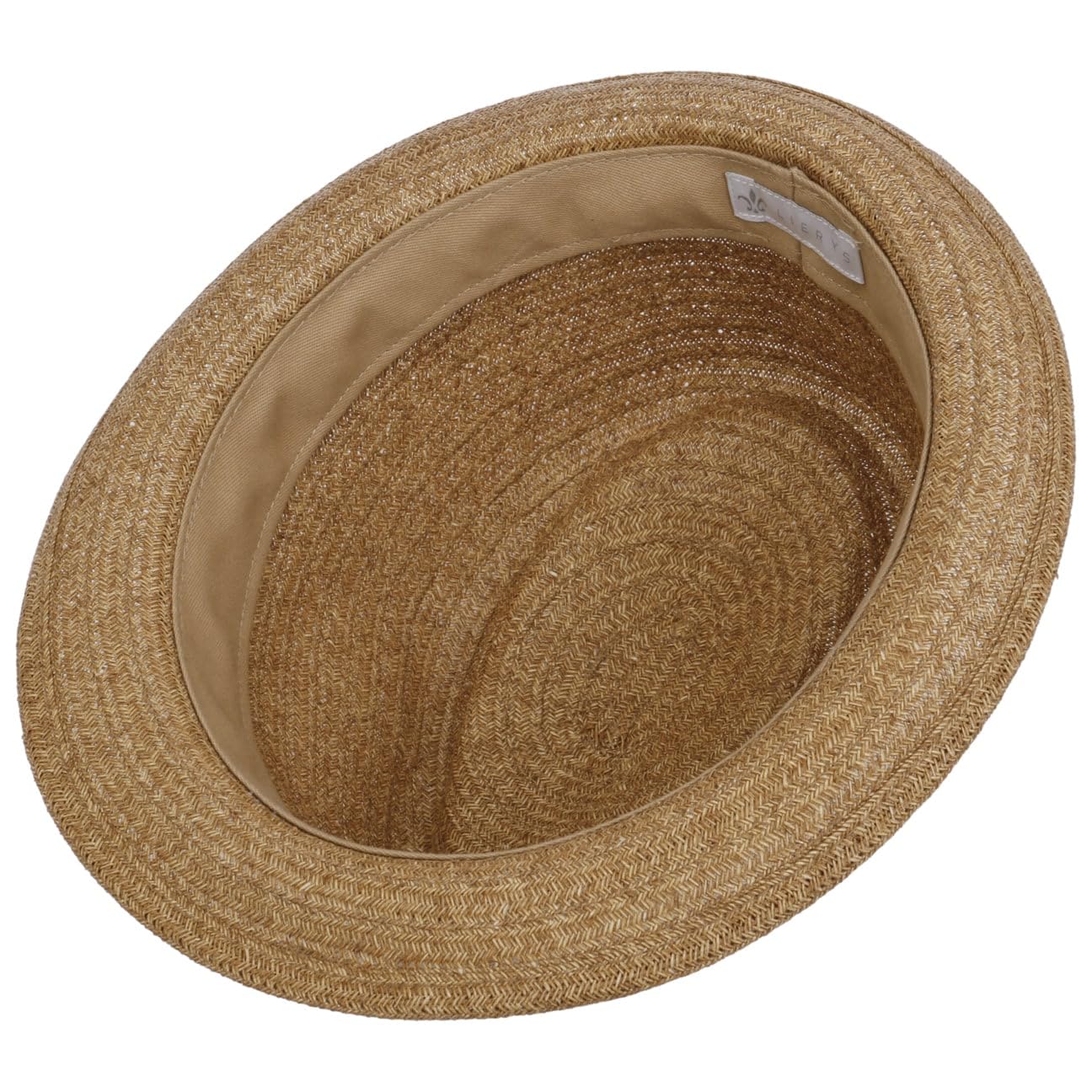 LIERYS Trilby Toyo Hut Klassische Form Viskose-Toyo-Stroh Damen Herren Frühling Sommer